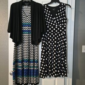 Black and White Polka Dot Dress